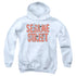 SESAME STREET/IN LETTERS - YOUTH PULLOVER HOODIE - WHITE