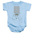 SESAME STREET/NOM NOM - INFANT SNAPSUIT - LIGHT BLUE