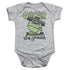 SESAME STREET/CANNED GROUCH - INFANT SNAPSUIT - ATHLETIC HEATHER