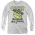 SESAME STREET/CANNED GROUCH - YOUTH LONG SLEEVE TEE - ATHLETIC HEATHER