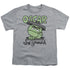 SESAME STREET/CANNED GROUCH - S/S YOUTH 18/1 - ATHLETIC HEATHER