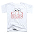 SESAME STREET/ELMO LETTERS - S/S TODDLER TEE - WHITE