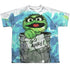 SESAME STREET/CAN IT (FRONT/BACK PRINT) - S/S YOUTH POLY CREW - MULTI