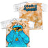SESAME STREET/COOKIE CRUMBS (FRONT/BACK PRINT) - S/S YOUTH POLY CREW - MULTI