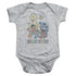 SESAME STREET/COLORFUL GROUP - INFANT SNAPSUIT - ATHLETIC HEATHER