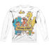 SESAME STREET/BLOCK PARTY (FRONT/BACK PRINT) - L/S ADULT POLY CREW  - MULTI