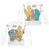 SESAME STREET/BLOCK PARTY (FRONT/BACK PRINT) - L/S ADULT POLY CREW  - MULTI
