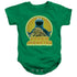 SESAME STREET/COOKIE IRON ON - INFANT SNAPSUIT - KELLY GREEN