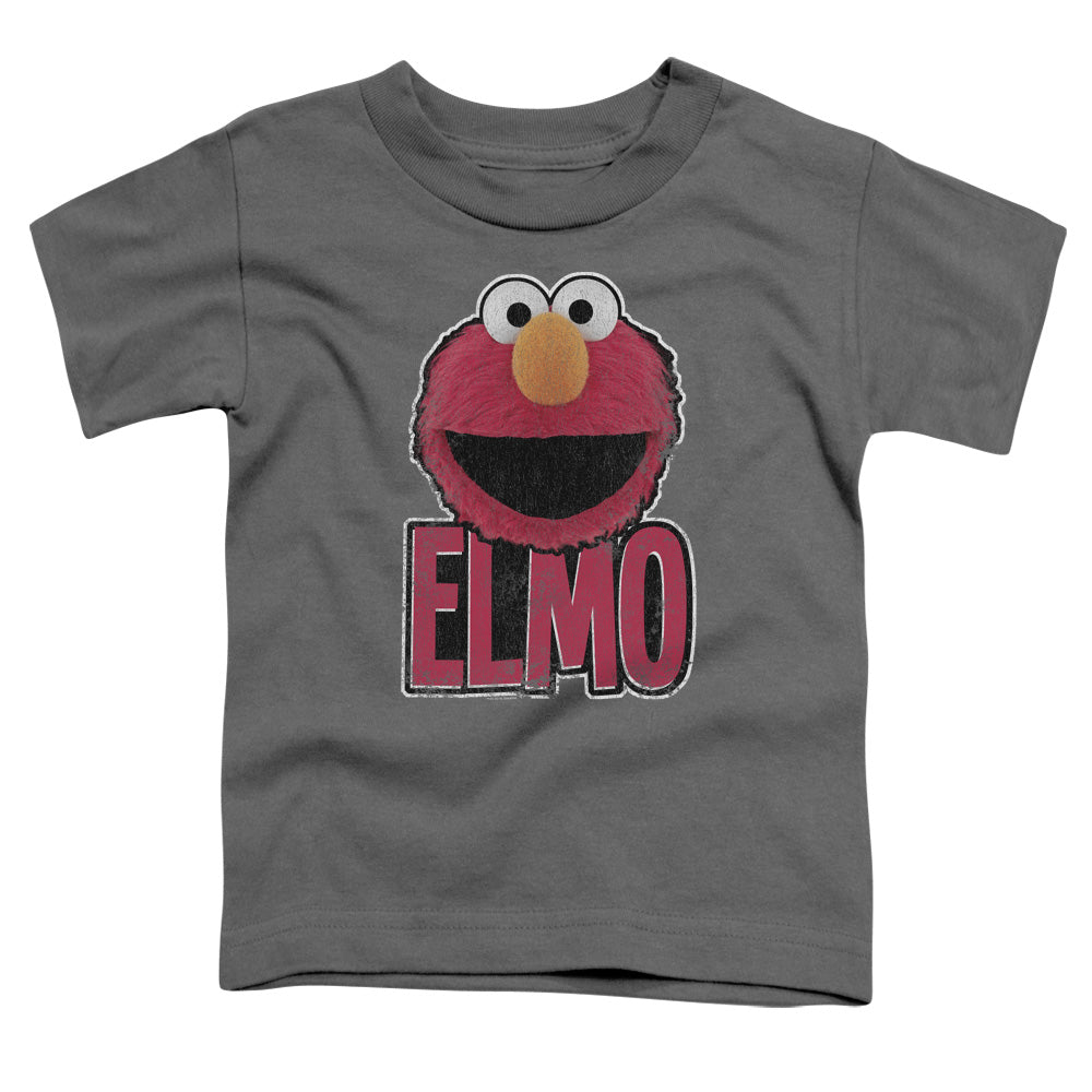 SESAME STREET/ELMO SMILE - S/S TODDLER TEE - CHARCOAL