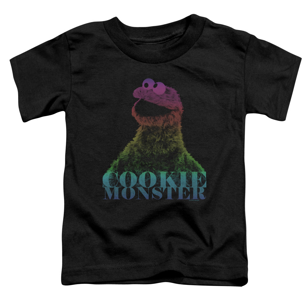 SESAME STREET/CM HALFTONE - S/S TODDLER TEE - BLACK