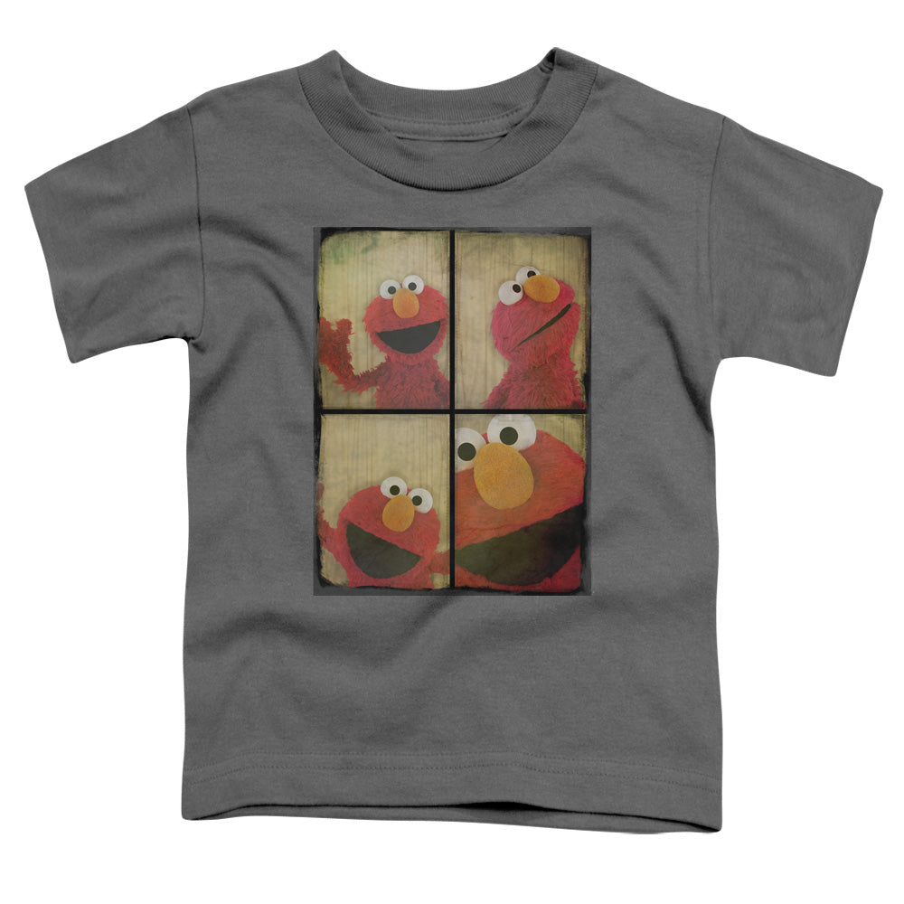 SESAME STREET/PHOTO BOOTH ELMO - S/S TODDLER TEE - CHARCOAL