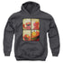 SESAME STREET/PHOTO BOOTH ELMO - YOUTH PULLOVER HOODIE - CHARCOAL