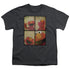 SESAME STREET/PHOTO BOOTH ELMO - S/S YOUTH 18/1 - CHARCOAL