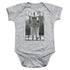 SESAME STREET/TALKIN TRASH - INFANT SNAPSUIT - ATHLETIC HEATHER