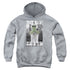 SESAME STREET/TALKIN TRASH - YOUTH PULLOVER HOODIE - ATHLETIC HEATHER