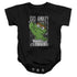 SESAME STREET/GO AWAY - INFANT SNAPSUIT - BLACK