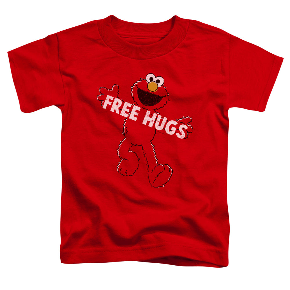 SESAME STREET/FREE HUGS - S/S TODDLER TEE - RED