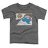 SESAME STREET/MEANWHILE - S/S TODDLER TEE - CHARCOAL
