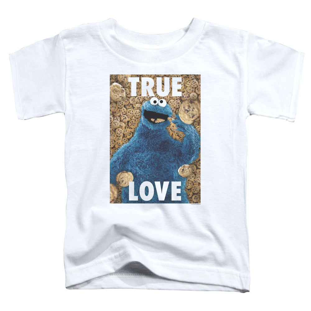 SESAME STREET/BEAUTIFUL COOKIES - S/S TODDLER TEE - WHITE