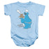 SESAME STREET/FRESHLY BAKED - INFANT SNAPSUIT - LIGHT BLUE