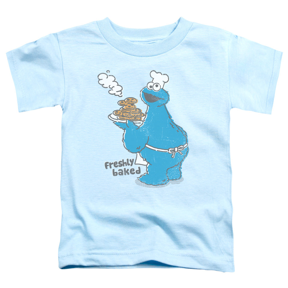 SESAME STREET/FRESHLY BAKED - S/S TODDLER TEE - LIGHT BLUE