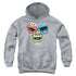 SESAME STREET/HALFTONE HEADS - YOUTH PULLOVER HOODIE - ATHLETIC HEATHER