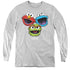 SESAME STREET/HALFTONE HEADS - YOUTH LONG SLEEVE TEE - ATHLETIC HEATHER