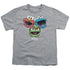 SESAME STREET/HALFTONE HEADS - S/S YOUTH 18/1 - ATHLETIC HEATHER