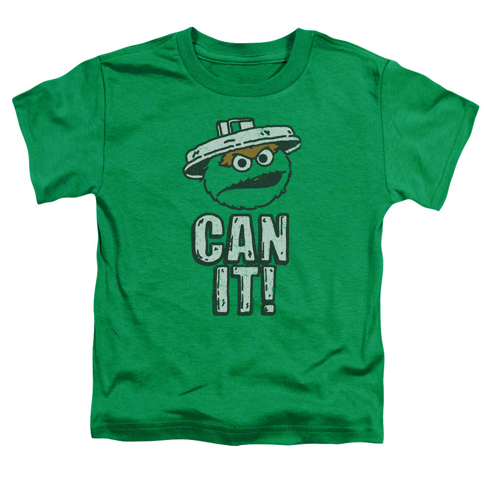 SESAME STREET/CAN IT - S/S TODDLER TEE - KELLY GREEN
