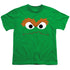 SESAME STREET/OSCAR FACE - S/S YOUTH 18/1 - KELLY GREEN