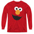 SESAME STREET/ELMO FACE - YOUTH LONG SLEEVE TEE - RED