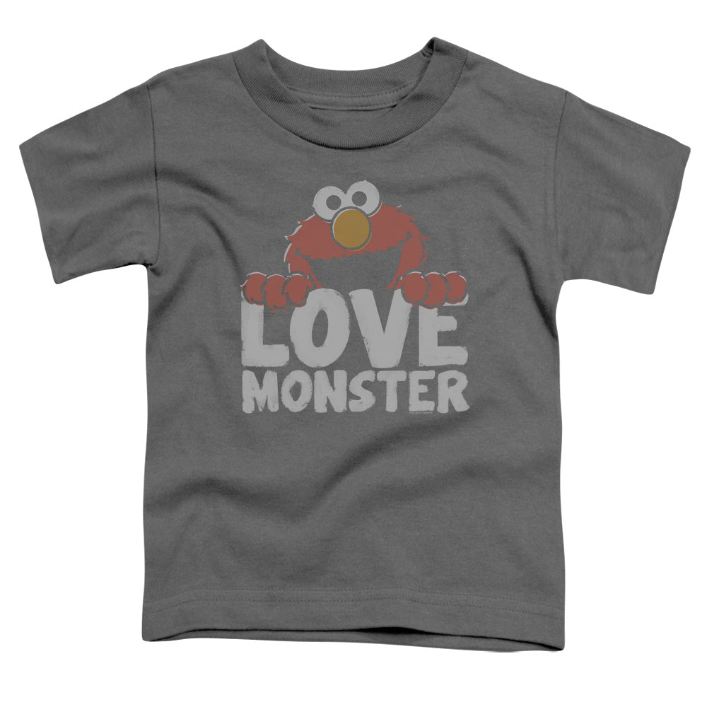 SESAME STREET/LOVE MONSTER - S/S TODDLER TEE - CHARCOAL