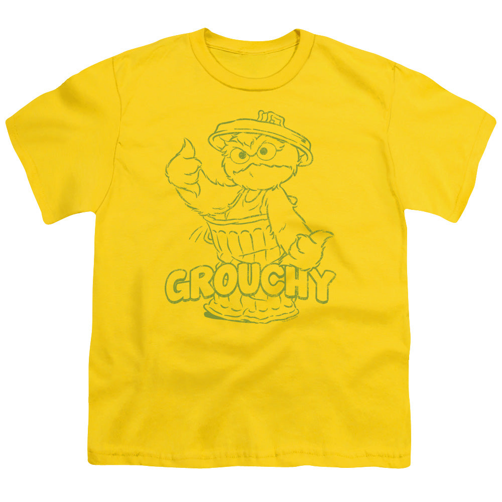 SESAME STREET/GROUCHY - S/S YOUTH 18/1 - YELLOW