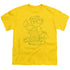 SESAME STREET/GROUCHY - S/S YOUTH 18/1 - YELLOW