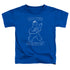 SESAME STREET/SIMPLE COOKIE - S/S TODDLER TEE - ROYAL BLUE