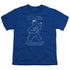 SESAME STREET/SIMPLE COOKIE - S/S YOUTH 18/1 - ROYAL BLUE