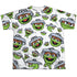 SESAME STREET/OSCAR FACE PATTERN (FRONT/BACK PRINT) - S/S YOUTH POLY CREW - MULTI