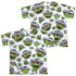 SESAME STREET/OSCAR FACE PATTERN (FRONT/BACK PRINT) - S/S YOUTH POLY CREW - MULTI