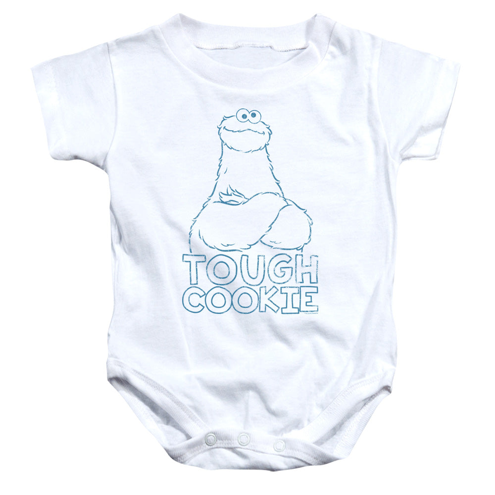 SESAME STREET/TOUCH COOKIE - INFANT SNAPSUIT - WHITE
