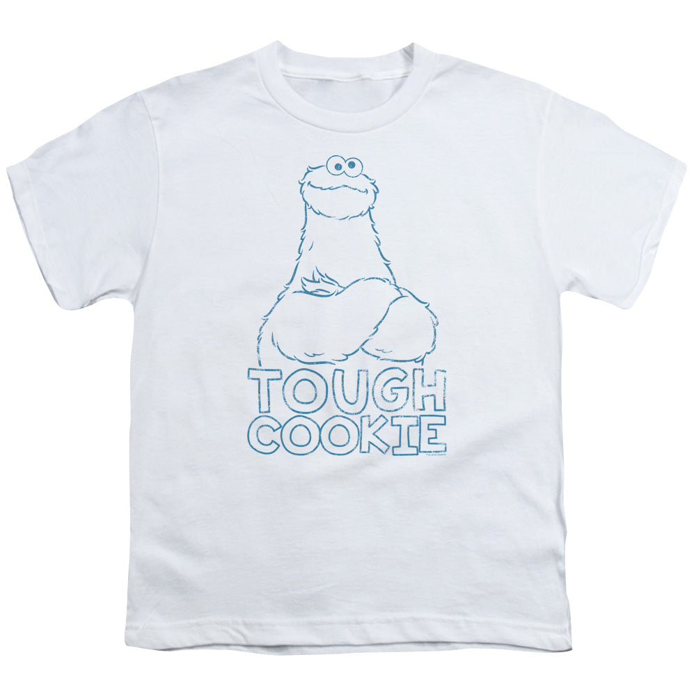SESAME STREET/TOUGH COOKIE - S/S YOUTH 18/1 - WHITE