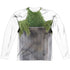 SESAME STREET/OSCAR COSTUME (FRONT/BACK PRINT) - L/S ADULT POLY CREW  - MULTI