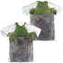 SESAME STREET/OSCAR COSTUME (FRONT/BACK PRINT) - S/S ADULT POLY CREW - MULTI