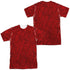 SESAME STREET/ELMO COSTUME (FRONT/BACK PRINT) - S/S ADULT POLY CREW - MULTI