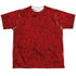 SESAME STREET/ELMO COSTUME (FRONT/BACK PRINT) - S/S YOUTH POLY CREW - MULTI