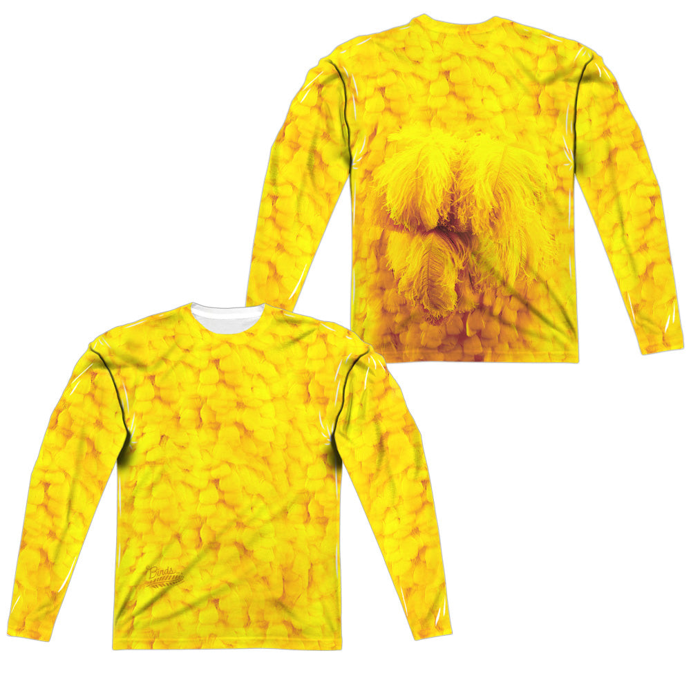 SESAME STREET/BIG BIRD COSTUME (FRONT/BACK PRINT) - L/S ADULT POLY CREW  - MULTI