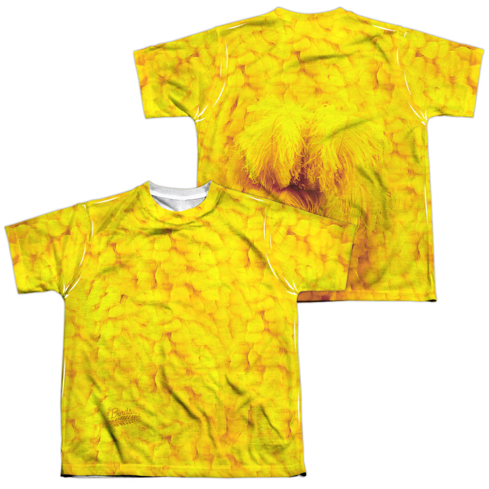 SESAME STREET/BIG BIRD COSTUME (FRONT/BACK PRINT) - S/S YOUTH POLY CREW - MULTI