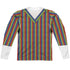SESAME STREET/BERT COSTUME (FRONT/BACK PRINT) - L/S ADULT POLY CREW  - MULTI