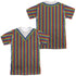 SESAME STREET/BERT COSTUME (FRONT/BACK PRINT) - S/S ADULT POLY CREW - MULTI