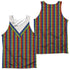 SESAME STREET/BERT COSTUME (FRONT/BACK PRINT) - ADULT POLY TANK TOP - MULTI