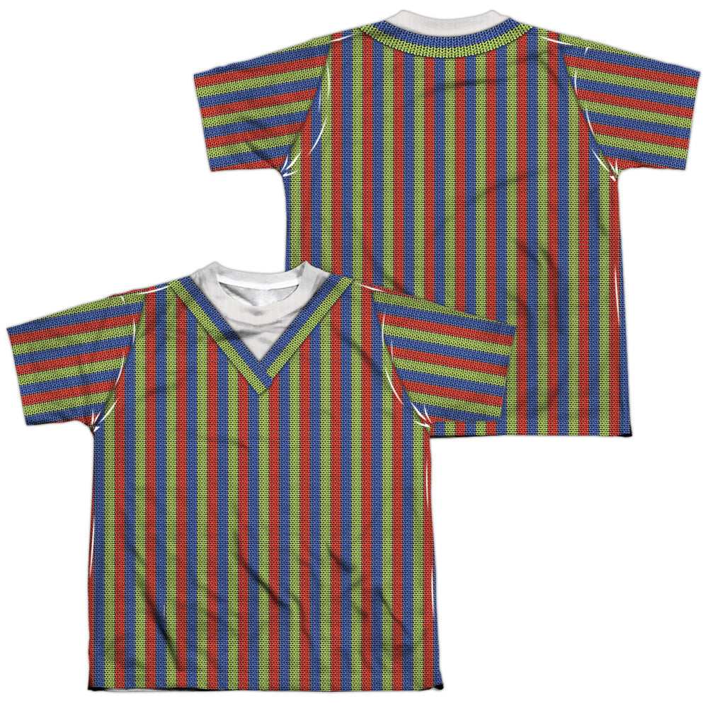SESAME STREET/BERT COSTUME (FRONT/BACK PRINT) - S/S YOUTH POLY CREW - MULTI